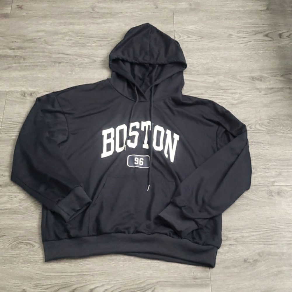 Navy Boston Hoodie
